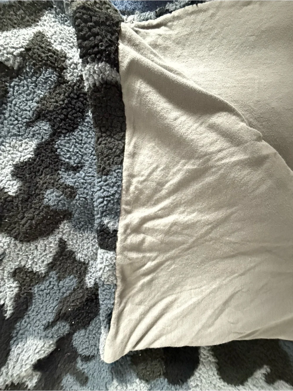 RH Teen Camo Sherpa Bed Throw Blanket